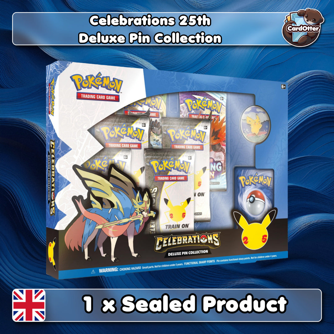 Pokemon TCG - Celebrations 25th Deluxe Pin Collection - ENG - 1x Sealed Product