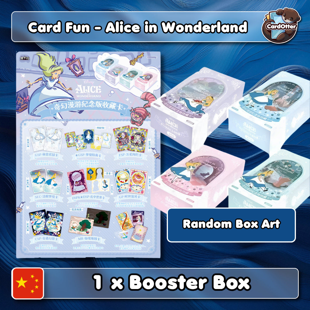 Card Fun | Alice in Wonderland - Chinese - 1x Random Box Art Booster Box (10 Packs)