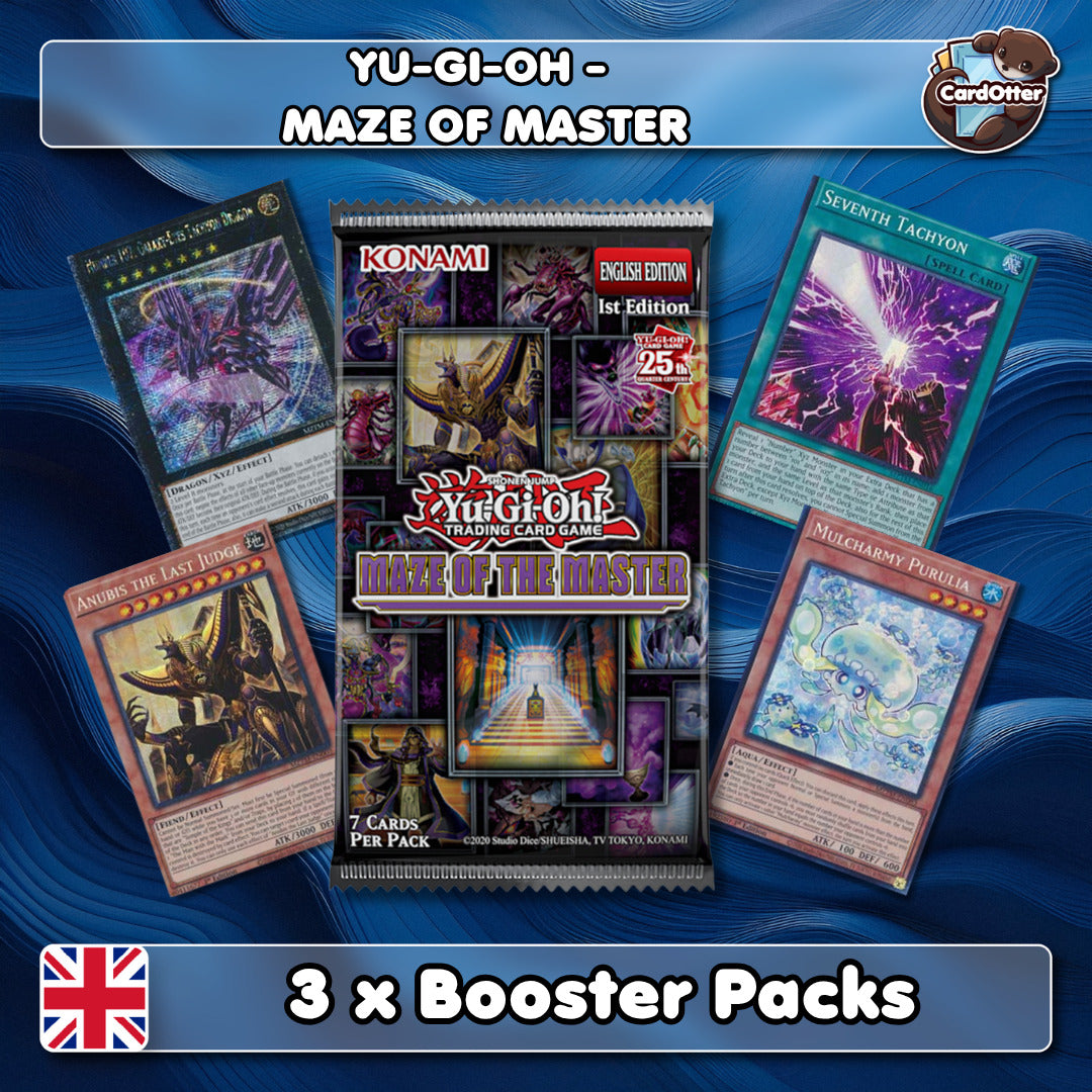 YGO | Maze of Master - MZTM - Yu-Gi-Oh - English - 3x Booster Packs