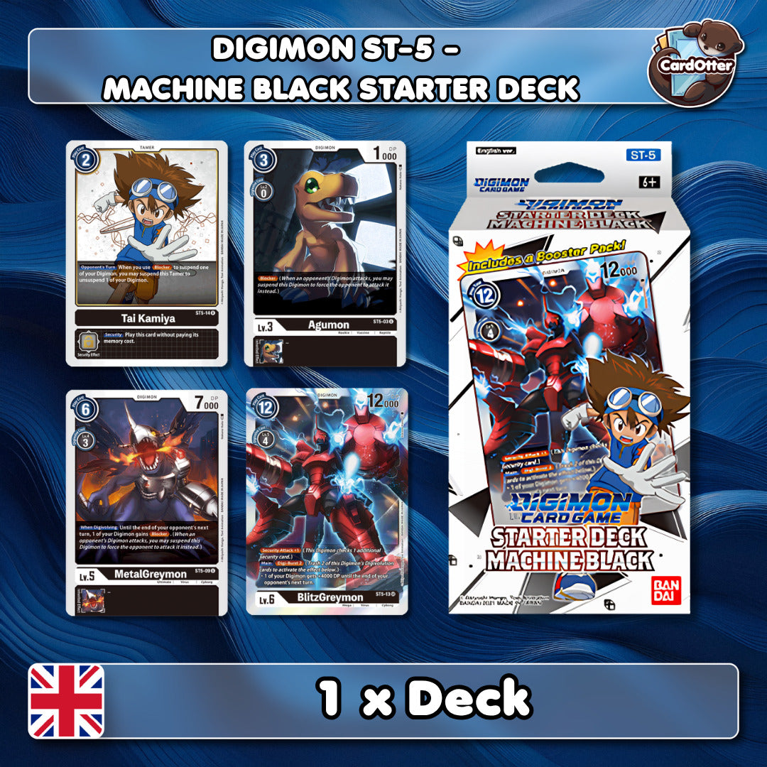 Digimon Card Game - ST-5 Machine Black Starter Deck - ST-5 - ENG - 1x Deck
