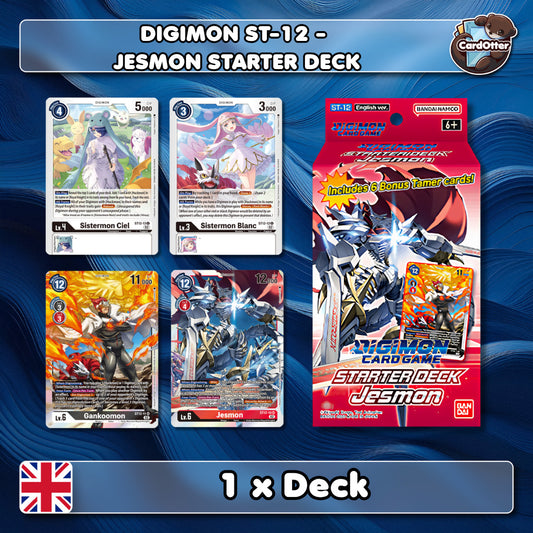Digimon Card Game - ST-12 Jesmon Starter Deck - ST-12- ENG - 1x Deck