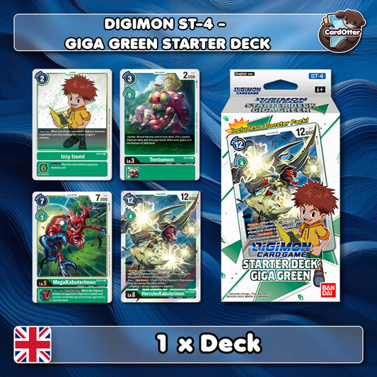 Digimon Card Game - ST-4 Giga Green Starter Deck - ST-4 - ENG - 1x Deck