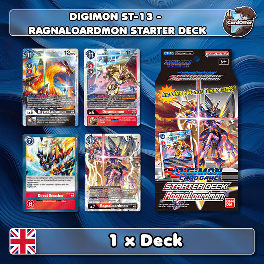 Digimon Card Game - ST-13 RagnaLoardmon Starter Deck - ST-13- ENG - 1x Deck
