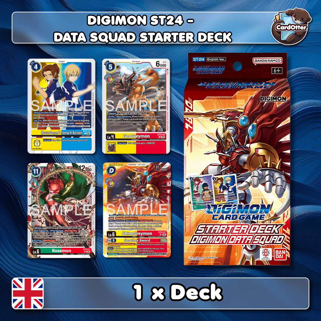 Digimon Card Game - ST24 Digimon Data Squad Starter Deck - ST24 - ENG - 1x Deck