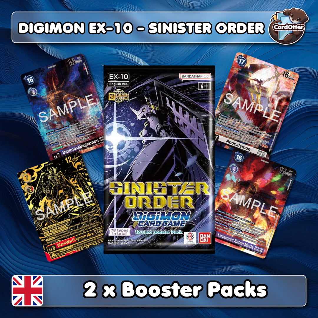 a | Digimon Card Game - Sinister Order - EX-10 - ENG - 2 x Packs