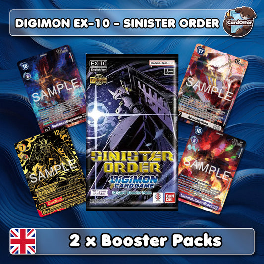 a | Digimon Card Game - Sinister Order - EX-10 - ENG - 2 x Packs