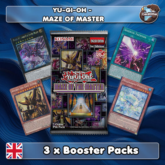 YGO | Maze of Master - MZTM - Yu-Gi-Oh - English - 3x Booster Packs