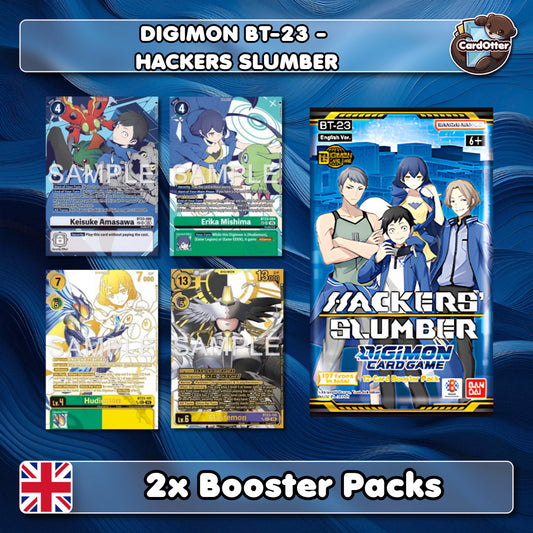 Digimon Card Game - Hackers Slumber - BT-23 - ENG - 2 x Packs