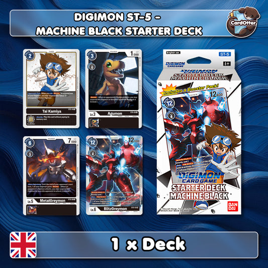 Digimon Card Game - ST-5 Machine Black Starter Deck - ST-5 - ENG - 1x Deck