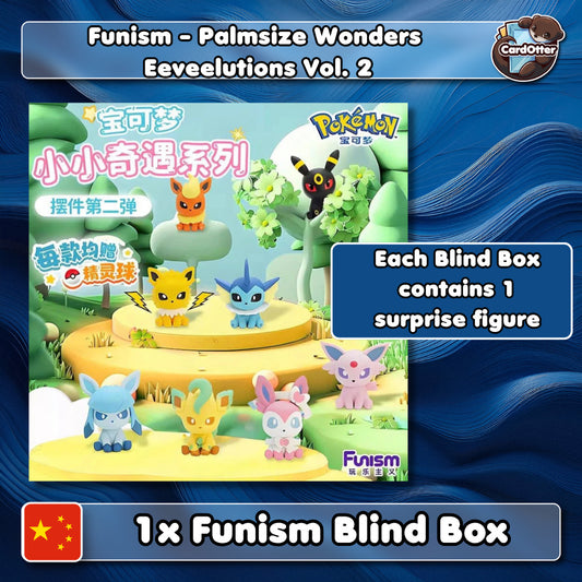 Funism - Pokemon Palmsize Wonders Eeveelution Vol.2 - Blind Box (random Figure)